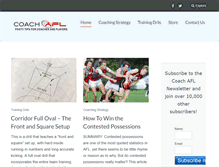 Tablet Screenshot of coachafl.com